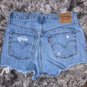 Levis high waisted shorts